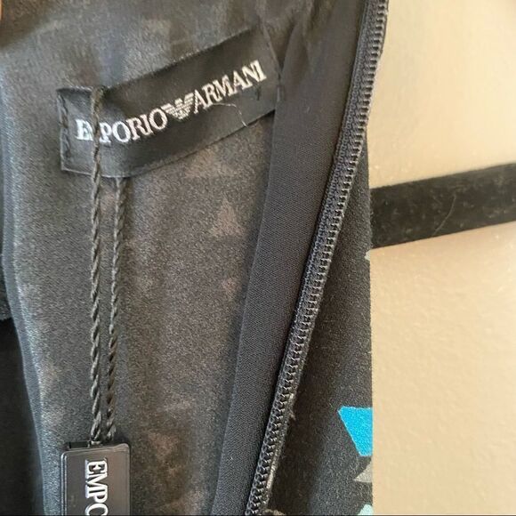 EMPORIO Armani-A Line Jacquard Speckle Printed Dress (Size:38US) - Picture 13 of 16